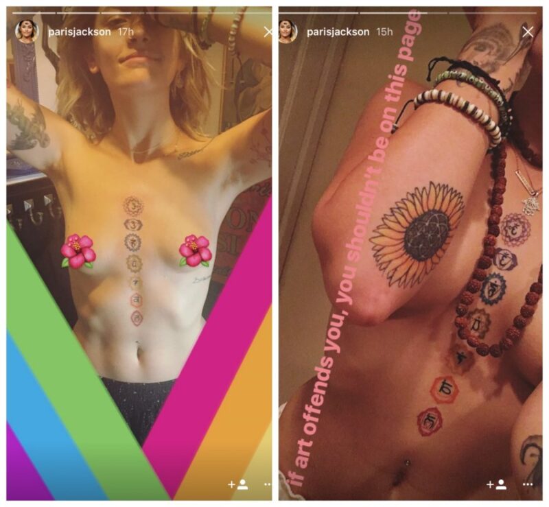 ParisJackson nude photo on instagram