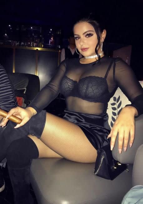 Beijing at a cigar bar Ariel Winter