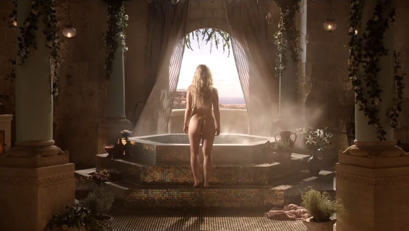 Emilia Clarke naked on got