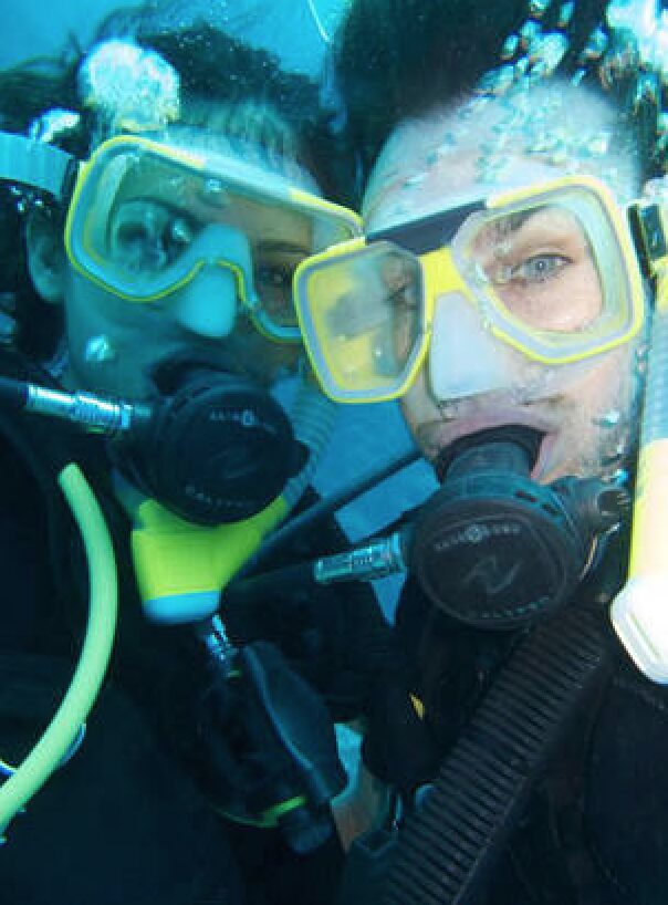 Nina and Ian Testing the Waters Down Under