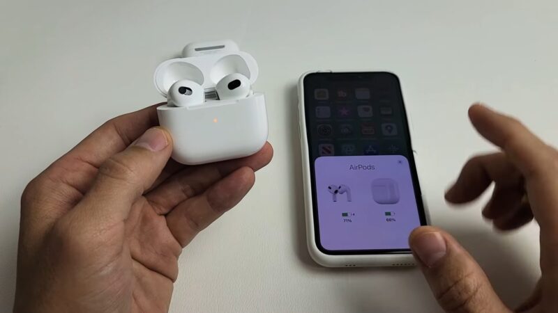 reset airpods