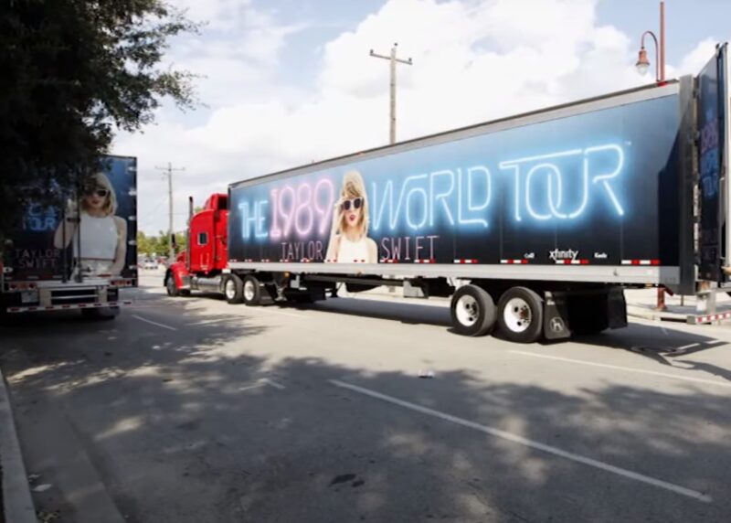 Taylor Swift trucks