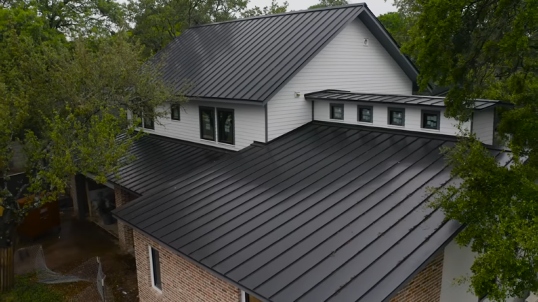 Black Metal Roof