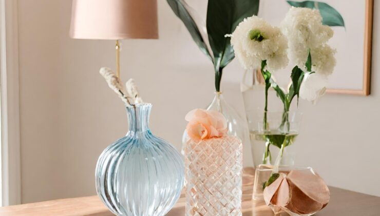 Decorative glass elements